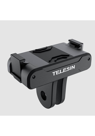 Ayex Manyetik Çift Tırnak Adaptör Telesin Oa-tpm-t04 Djı Osmo Action 5 Pro / 4 / 3 Uyumlu Hızlı Bağlantı Aparatı