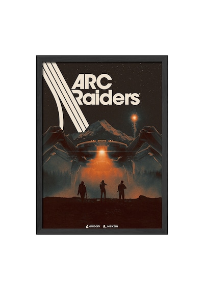 Arc Raiders Siyah Ahşap Çerçeveli Poster, Dekoratif Oyun Duvar Tablosu