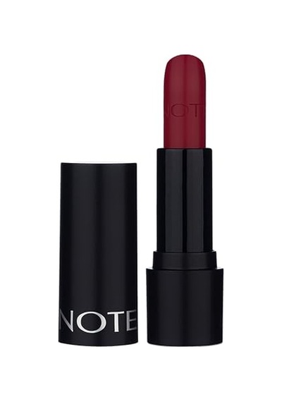 Note Cosmetics Deep Impact Lipstick 14 Warm Cherry Kremsi Dokulu Yarı Parlak Ruj, Kırmızı 00