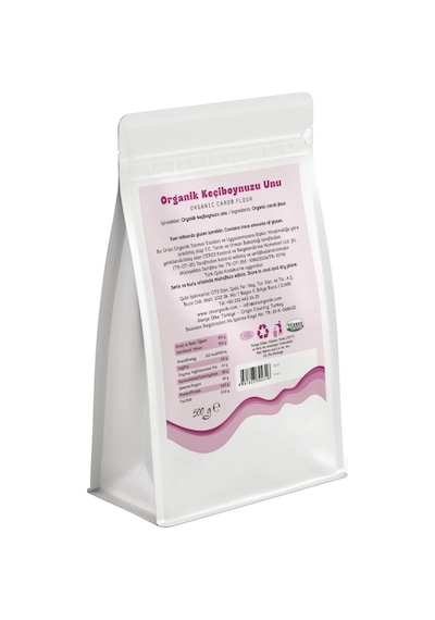 Ots Organik Keçiboynuzu Unu 500 gr (Organik Sertifikalı, Pestisit Analizli)