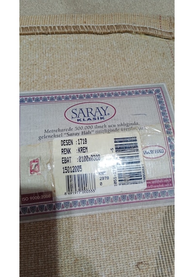 Saray Halı Saray Klasik Krem 1719 100 300