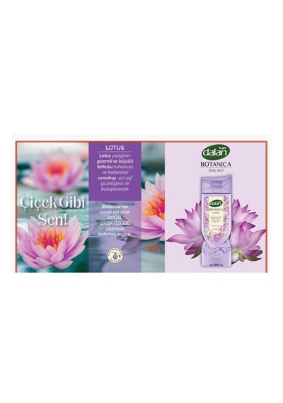 Dalan Duş Jeli Botanica Lotus 450 Ml X 3 Adet Lotus Çiçeği