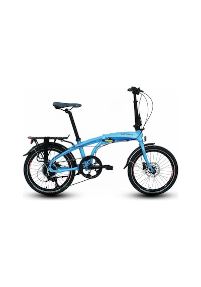 Carraro Flexi 108 Hd 20" Jant 35 Cm 8 Vites Hidrolik Fren Katlanır Bisiklet Turkuaz