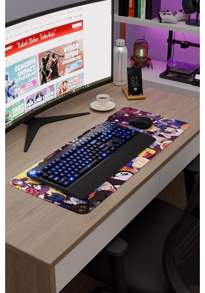 Death Parade Anime V2 - 70x30 Xl Gaming Kauçuk Kaymaz Taban Mouse Pad Fare Altlığı