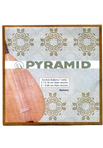 Pyramid 004/pbt Saz Teli Seti 0.18 Alman Çeliği Kalitesi Parlak Tizler Ve Uzun Ömürlü Kararmayan Yapı