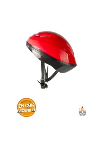 Çocuk İçin Kaliteli Kask - Bisiklet, Scooter, Kaykay Ve Paten İçin Güvenli Koruma Kırmızı