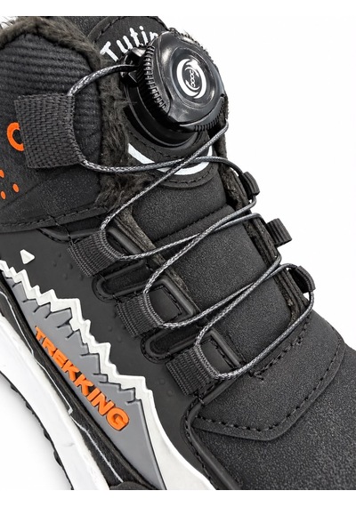 Tutınom Çocuk Mekanizma Bağcıklı Sportif Tasarım İçi Tüylü Outdoor Trekking Bot Siyah - Turuncu Tutınom Çocuk Mekanizma Bağcıklı Sportif Tasarım İçi Tüylü Outdoor Trekking Bot Siyah - Turuncu
