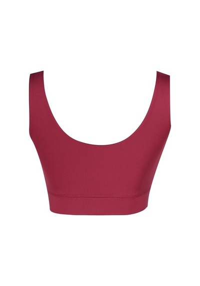 Hummel Bra Sajar Kadın Bordo Yuvarlak Yaka Atlet Bordo