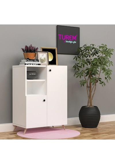 Sade Çok Amaçlı Dolap Mdf Beyaz Sade Çok Amaçlı Dolap Mdf Beyaz