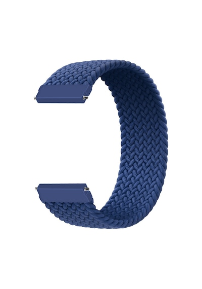 Microcase KY35 Xiaomi Amazfit Pace 2 İçin 155 MM Esnek Hasır Örgü Kordon Kayış Mavi