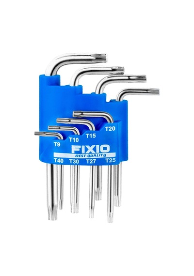 Fixio Kısa Torx Allen Anahtar Takım 8pcs
