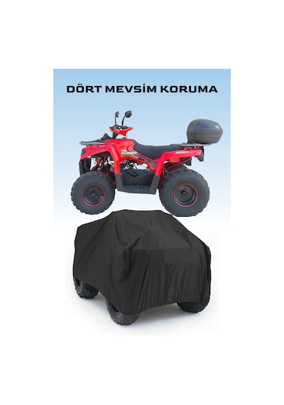 Siyah Arora Hummer 250 Atv Brandası, Atv Koruyucu Örtüsü