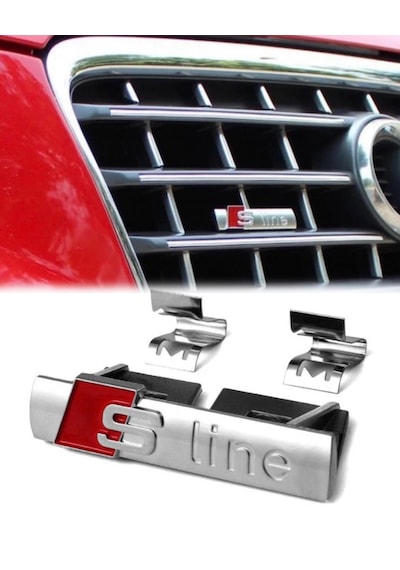 Audi Uyumlu Sline Ön Panjur Amblemi Logosu 8n0953601 1 Adet