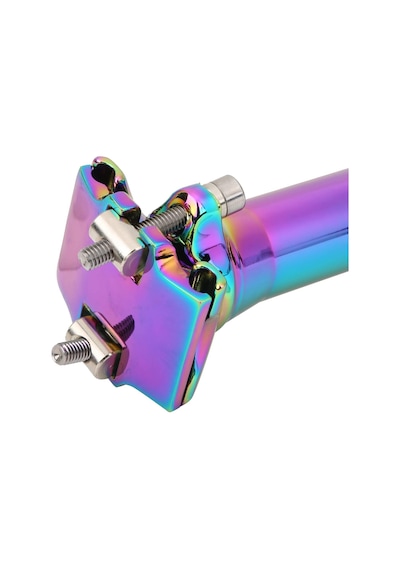 Xbyc 676 Düz 27.2mm X 350mm Sele Borusu Bisiklet Koltuk Borusu Alüminyum Rainbow Çok  Renkli