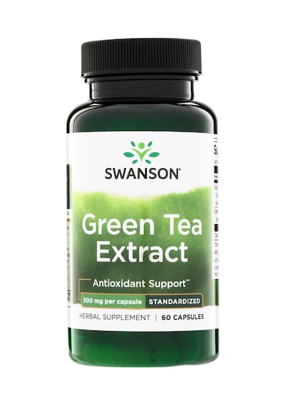 Swanson Nutrition Green Tea Extract 500 Mg 60 Kapsül Gıda Takviye
