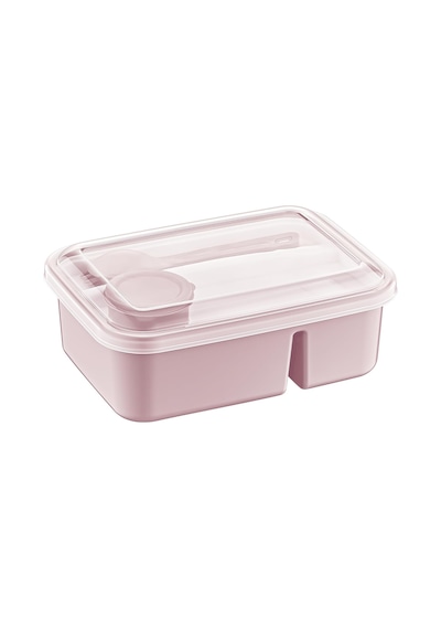 Lunch To Go 3 Bölmeli Beslenme Kabı Sosluklu, Sızdırmaz Kapak, Bpa İçermez, 920 Ml + 40 Ml Pembe Bakır