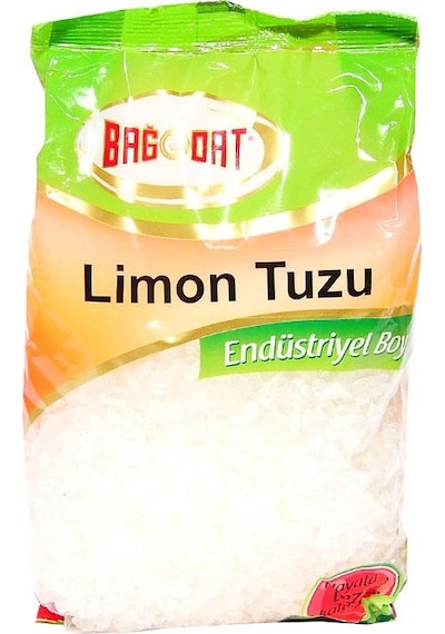 Bağdat Endüstriyel Boy Parça Limon Tuzu 1 KG