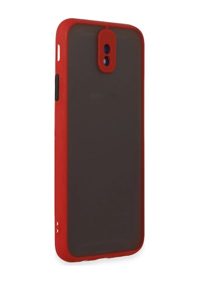 Cosmotex Newface Samsung Galaxy Uyumlu  J7 Pro / J730 Kılıf Montreal Silikon Kapak - Kırmızı