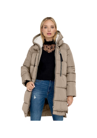 Only Onlnewnora Long Puffer Coat Cc Otw Kadın Bej Mont - 15304792