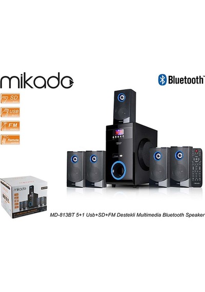 Mikado Md-581bt 5+1 Usb -sd - Fm Destekli Multimedia Bluetooth Speaker