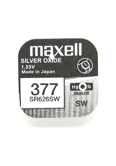 Maxell 377 SR626SW 1.55V Gümüş Oksitli Saat Pili 100'lü