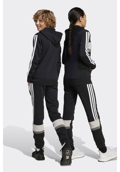 Adidas Seasonal Essentials Tiberio 3-stripes Fleece Çocuk Eşofman Altı Black-white Adidas Seasonal Essentials Tiberio 3-stripes Fleece Çocuk Eşofman Altı Black-white