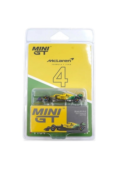 Mini Gt 1/64 Mclaren Mcl38 4 Lando Norris 2024 F1 Monaco Gp