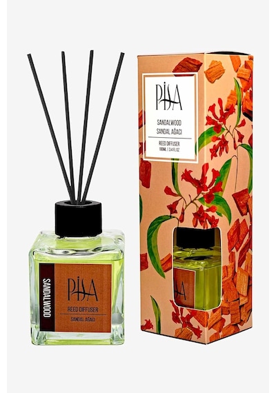 Sandal Ağacı Çubuklu Oda Kokusu Sandalwood Reed Diffuser 100ml Diğer