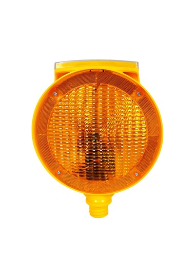 Solar Yuvarlak Flaşörlü Sarı Klasik Kedi Gözlü Ağırlıklı Koni Set