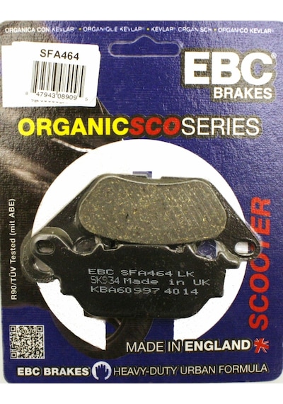 2007-2016 Yamaha Ybr 125 Ön Fren Balatası Ebc Sfa464 Bala
