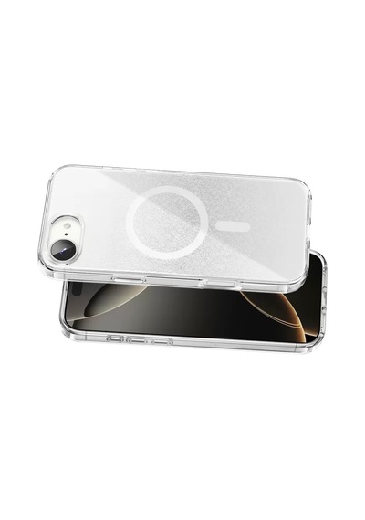 Onegif Apple İphone 17e Sora Simli Magsafe Kapak - Beyaz