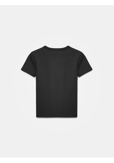 Dilvin 32779 Bisiklet Yaka T-shirt-siyah