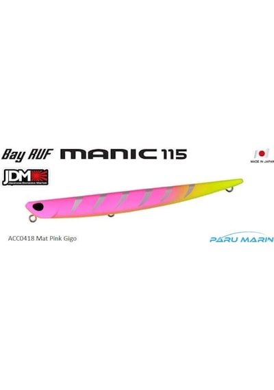Duo Bay Ruf Manic 115 Acc0418 / Mat Pink Gigo