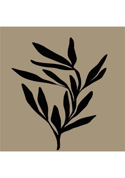 Line Art Surat Kuşlar Ve Tasarımlar Doğal Taş Bardak Altlığı 4'lü Set - Natural Stone Coasters - Taş Çok Renkli