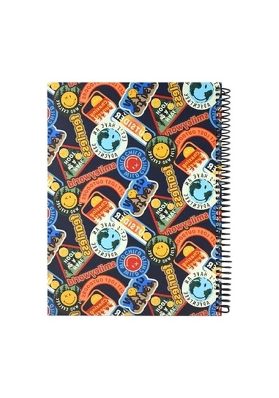 18,5x25,5 Cm, 100 Yaprak Çizgili Defter, Sert Kapak Açık Gri
