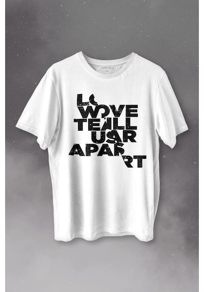 Joy Division Love Will Tear Us Ian Curtıs Baskılı Tişört Unisex T-shirt 001