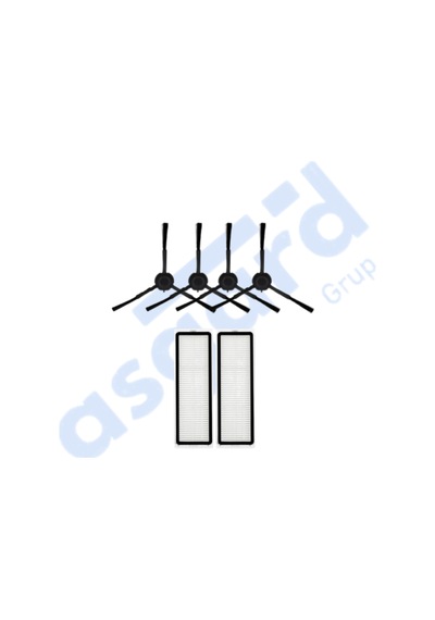 Dreame F9 Pro Uyumlu 4 Yan Fırça 2 Filtre Pkt-iasgf0000280