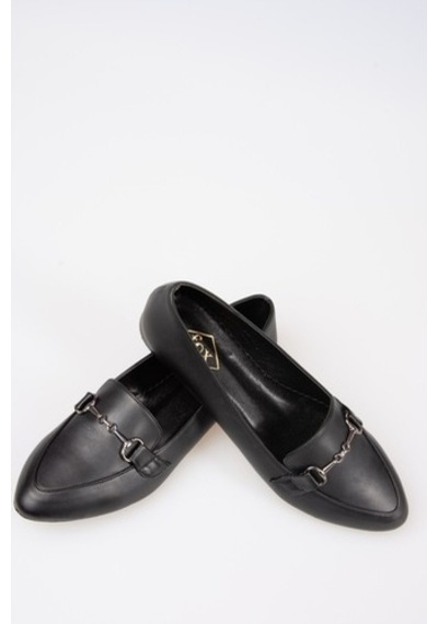 Fox Shoes Siyah Kadın Babet G290010009 Siyah