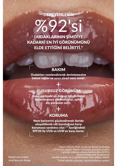 Avon Peptit Serum Lip Gloss Nourish Nude