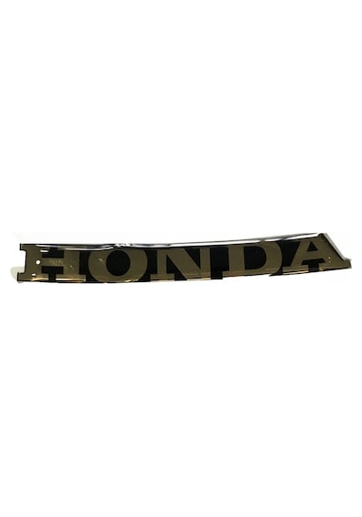Damla Etiket Sticker Honda Yazılı Siyah Zemin Sarı Yazılı