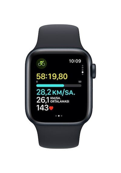 Apple Watch SE 2. Nesil GPS 40 MM Alüminyum Kasa Spor Kordon M/L Akıllı Saat (Apple Türkiye Garantili)