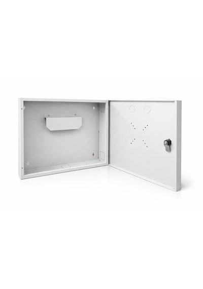Mn6 Mn110dv Kilitli Metal Dvr Kamera Kabin 45x35x10 Cm Duvar Tipi Güvenlik Kasa Premium Kablo Düzenleme