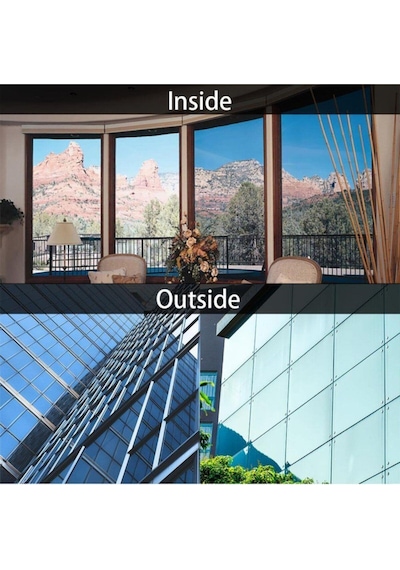 Aynalı Cam Filmi Oto Araç Ev Bina Balkon Ofis 100 Cm X 1 Metre