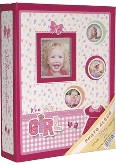 Aledo 10x15cm 200lük Bebek Fotoğraf Albümü Acr-pp46200-3 Pembe