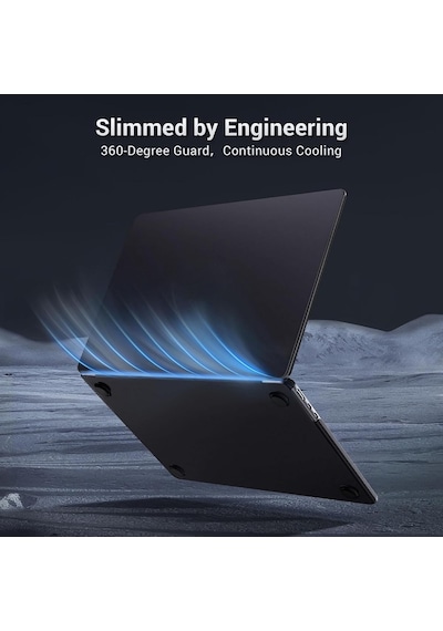 Macbook Air 13.6 M2 M3 M4 İle Uyumlu Buzlu Mat Sert Koruma Kılıfı, A2681 A3113 A3240 A3449 Uyumlu İki Parçalı Frosted Hard Case Belirtilmemiş
