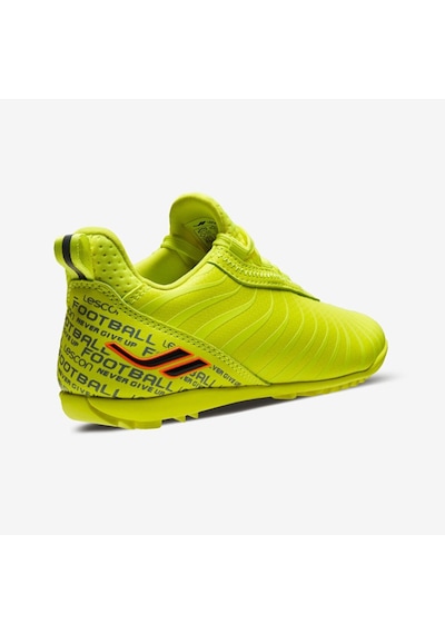 Lescon Ares 6 Fosfor Yeşil Slip-on Bağcıklı Çocuk Halı Saha Futbol Ayakkabısı
