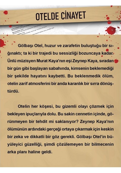Dedektif Cinayet Çözme Oyunu - Otelde Cinayet