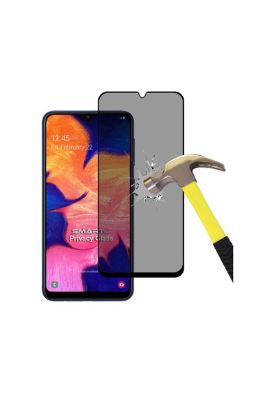 Samsung Uyumlu Galaxy A10 Yandan Görünmeyen 5D Hayalet Ekran Koruyucu