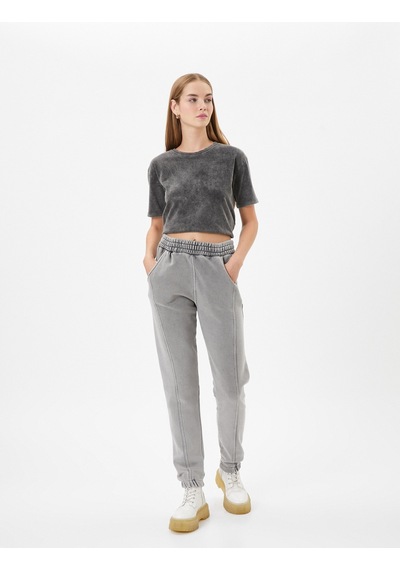 Koton Jogger Eşofman Altı Soluk Efektli Yüksek Bel Cepli Rahat Kalıp Pamuklu Gri Desenli 4wal40087ık 4WAL40087IK0D4 Gri Koton Jogger Eşofman Altı Soluk Efektli Yüksek Bel Cepli Rahat Kalıp Pamuklu Gri Desenli 4wal40087ık 4WAL40087IK0D4 Gri