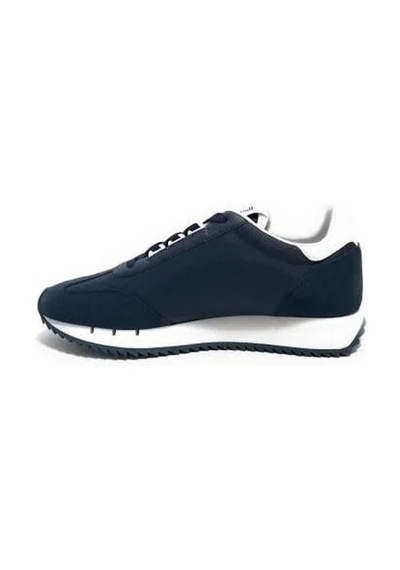 Ea7 Emporio Armani Erkek Beyaz Logolu Lacivert Sneaker